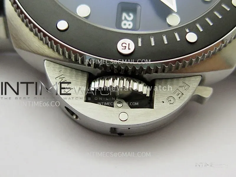 PAM1565 Luna Rossa Submersible 42mm VSF 1:1 Best Edition Blue Dial On Blue Fabric Strap P900