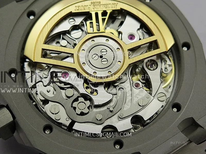Royal Oak Chrono 26240 SS ZF 1:1 Best Edition Black Dial On SS Bracelet Super Clone DD4401