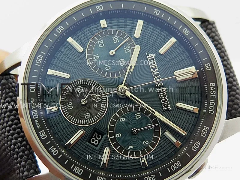 Code 11.59 Chrono 26393 SS OMF Best Edition Blue Dial on Blue Nylon Strap A4401