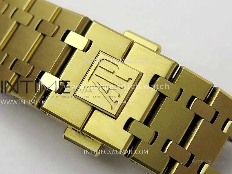 Royal Oak Chrono 26331ST YG IPF 1:1 Best Edition Blue Dial Gold subdial on SS Bracelet A7750