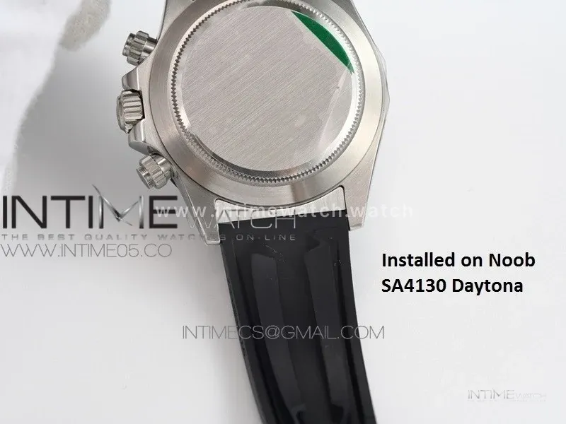 904L Stainless Steel Endlinks for Genuine Daytona fits Rubber Strap