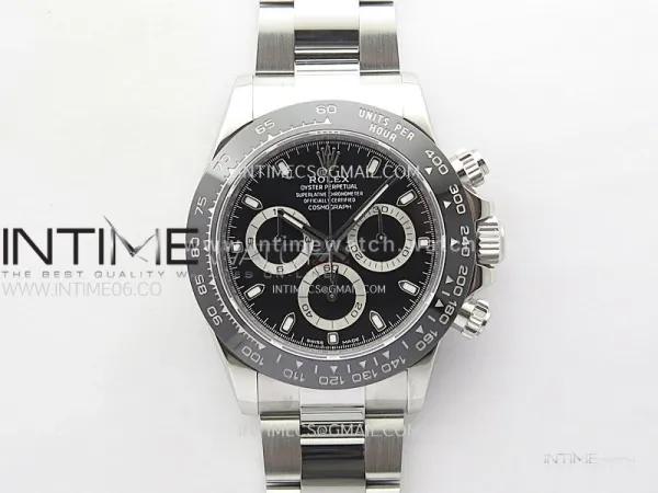 Daytona 116500LN 904L SS Case ZF 1:1 Best Edition Black Dial On 904L SS Bracelet SH4130 (Free box)