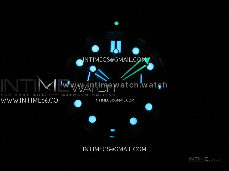 Seamaster 300M Chrono Black Ceramic Bezel SS/RG N1F 1:1 Best Edition Black Dial on Black Rubber Strap A9900