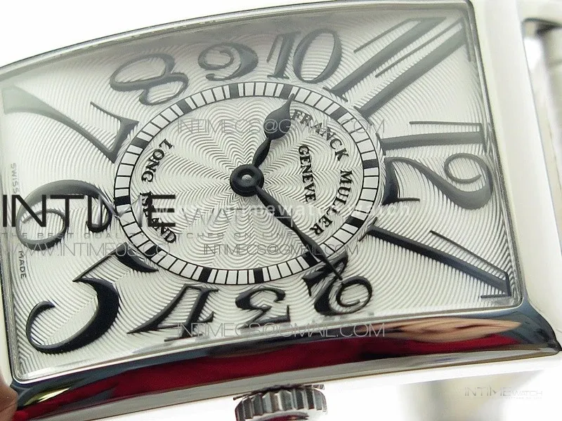 Long Island Ladies SS ZF 1:1 Best Edition on White Leather Strap Ronda Quartz