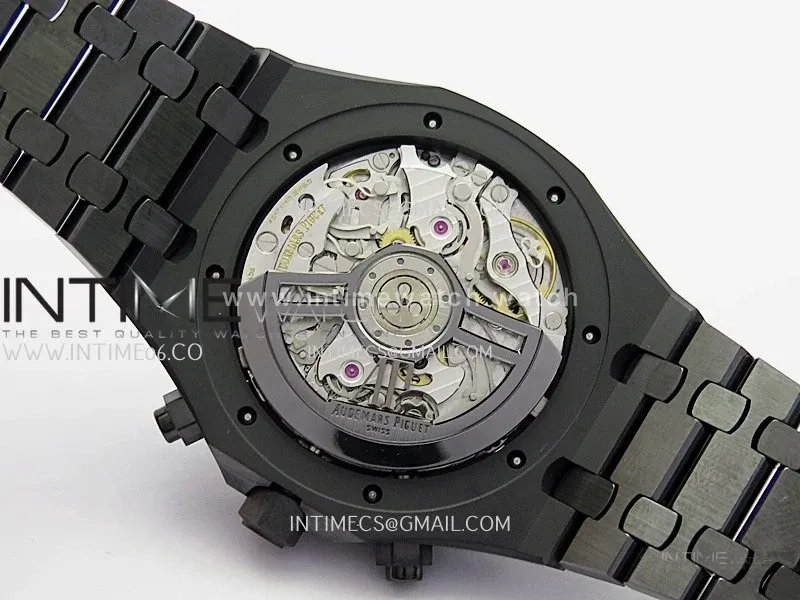 Royal Oak Chrono 26240 Real Ceramic DDF 1:1 Best Edition Black Dial On Ceramic Bracelet Super Clone DD4401