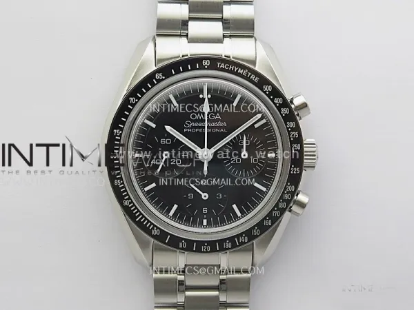 Speedmaster Professional SS N1F Best Edition Black Dial On SS Bracelet Asian 3861