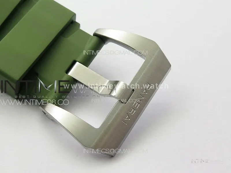 PAM1226 Y VSF 1:1 Best Edition White Dial on Green Rubber Strap P.900 Super Clone