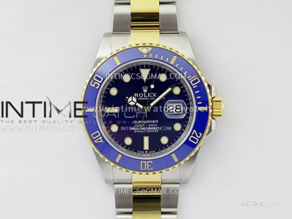 Submariner 41mm 126613 LB SS/YG NTF 1:1 Best Edition Blue Dial on SS/YG Bracelet VR3235