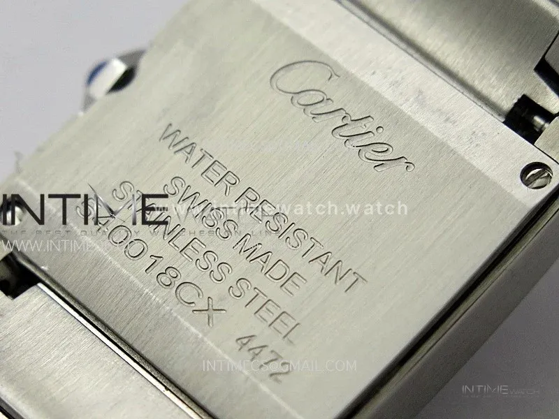 Tank Francaise Ladies 21.2mm Diamonds Bezel SS 8848F 1:1 Best Edition Silver Dial on SS Bracelet Ronda Quartz