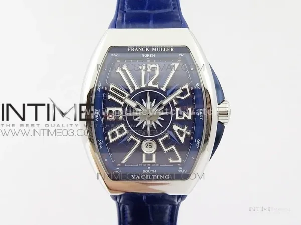 Vanguard V45 SS ABF Best Edition Blue Textured Dial on Blue Gummy Strap A2824