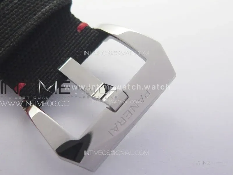 PAM1342 W HWF 1:1 Best Edition White Dial on Black Nylon Strap A6497