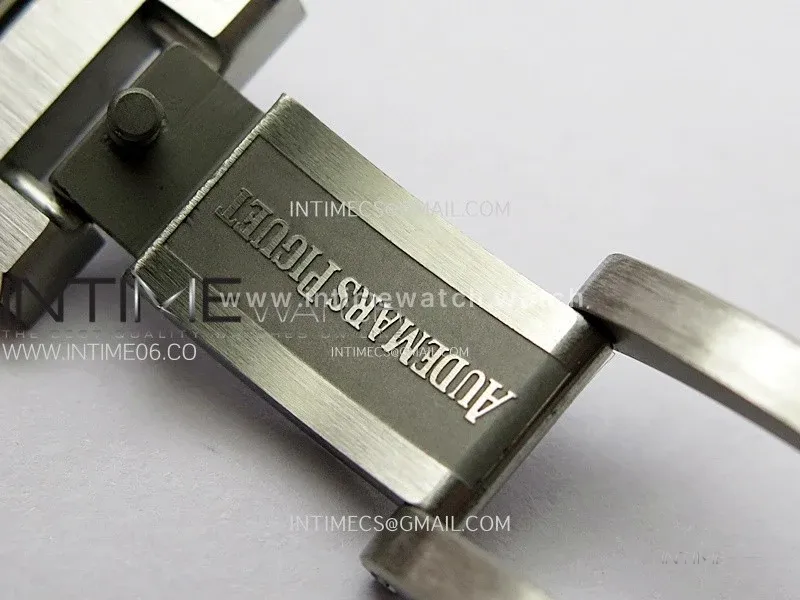 Lady Royal Oak 33mm 67651 SS ZF 1:1 Best Edition White Textured Dial on SS Bracelet RONDA Quartz