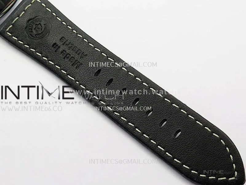 PAM1383 HWF 1:1 Best Edition Blue Dial On Blue ASSO Leather Strap A6497