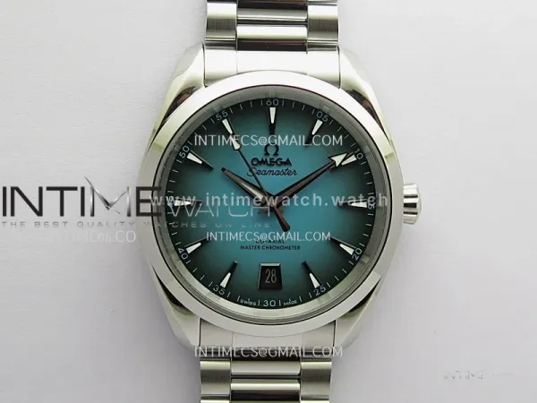 Aqua Terra 150M Master 38mm SS VSF 1:1 Best Edition Blue Ombre Dial On SS Bracelet Super Clone A8900