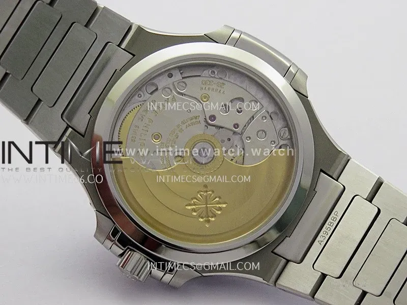 Nautilus 7118 Ladies Diamond Bezel SS DDF 1:1 Best Edition Blue Dial On SS Bracelet Super Clone DD26-330