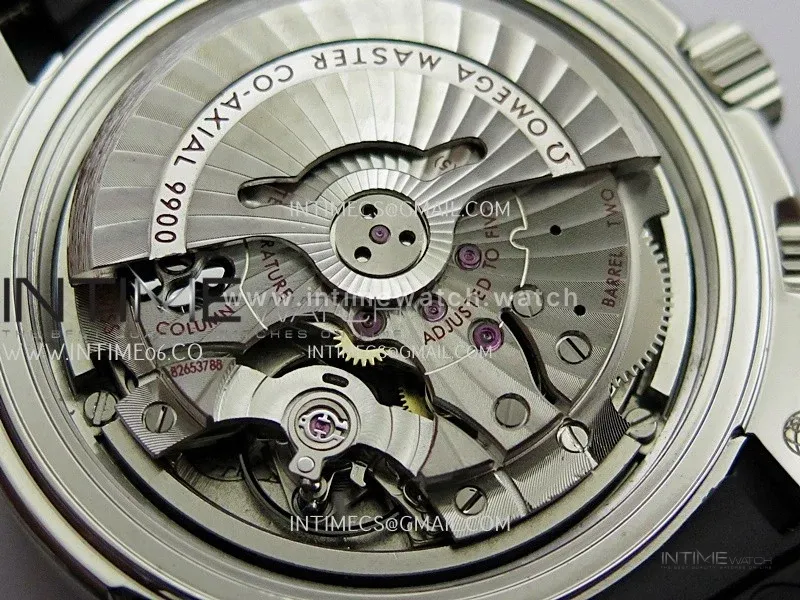 Planet Ocean Master Chronometer Black Ceramic Bezel SS VRF 1:1 Best Edition Black Dial On Black Gummy Strap A9900