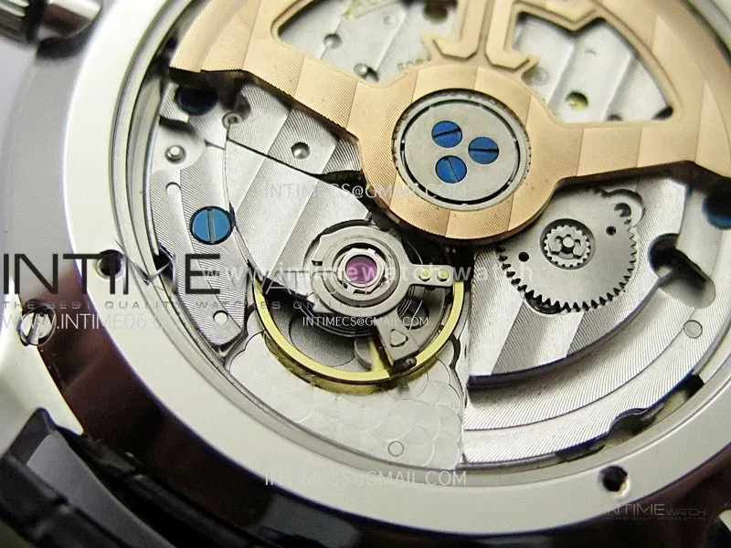 Master Ultra Thin Perpetual Calendar SS J Factory Best Edition Silver Dial on Black Leather Strap A868