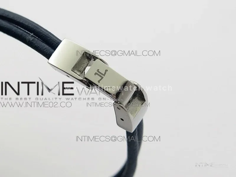Reverso Ultra Thin Duoface SS SWF White Dial on Line Blue Leather Strap Ronda Quartz