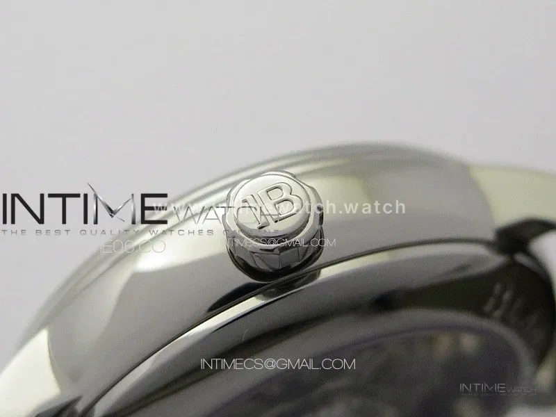 Villeret Tourbillon SS Real PR YSF Best Edition White Dial on Black Leather Strap