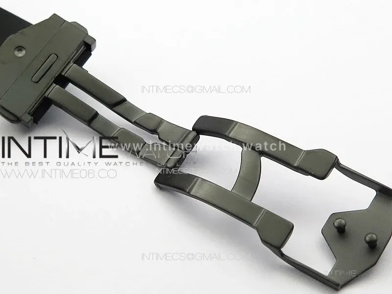 Big Bang Sang Bleu II Black Ceramic BBF Best Edition on Black Rubber Strap A1240