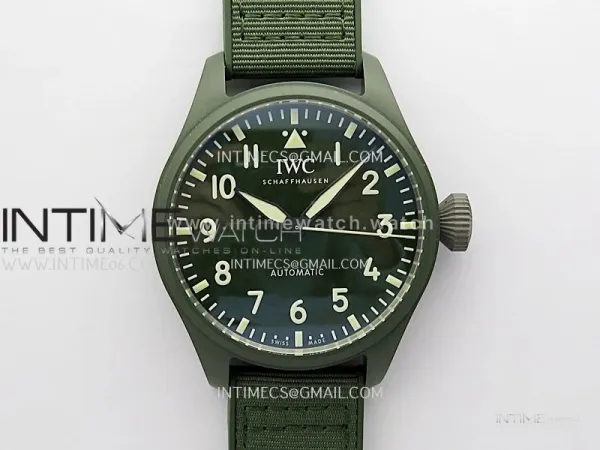 Big Pilot’s Watch 43 IW329802 Top Gun Edition Woodland on Camo Strap