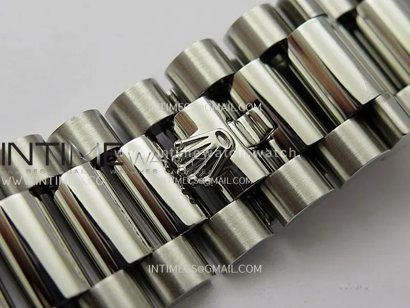 Day Date 228239 40mm 904L SS VSF 1:1 Best Edition Black Dial Stick Marker On SS President Bracelet DD3255