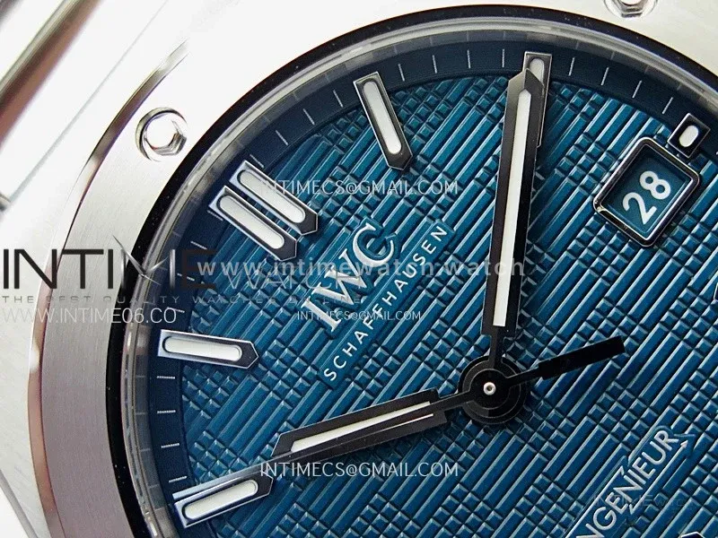 Ingenieur IW328903 SS A7F 1:1 Best Edition Aqua Blue Dial on SS Bracelet A2892