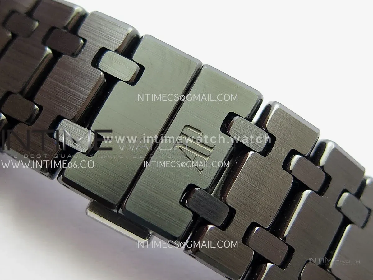 Royal Oak 41mm Openworked Ceramic 15416CE THBF 1:1 Best Edition On Ceramic Bracelet Super Clone 3132 (Free Sprung Look)