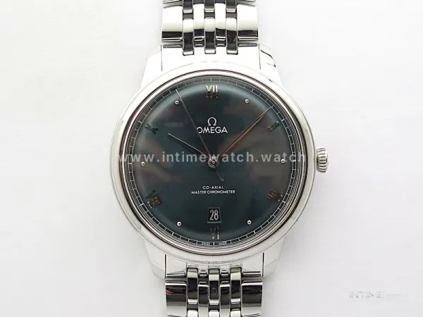 De Ville 40mm SS GTF 1:1 Best Edition Gray Dial on SS Bracelet A8000(Free Leather Straps)