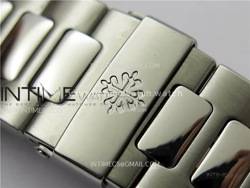 Nautilus 5990 SS SPPF 1:1 Best Edition Gray Dial on SS Bracelet Super Clone A28-520