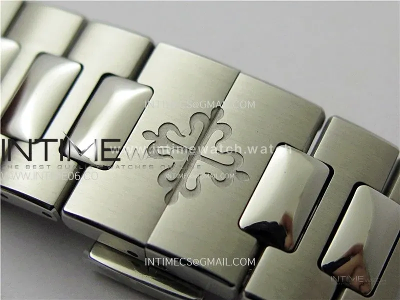 Nautilus 5811/1G PPF 1:1 Best Edition Blue Textured Dial on SS Bracelet Asian Super Clone Cal.26-330CS