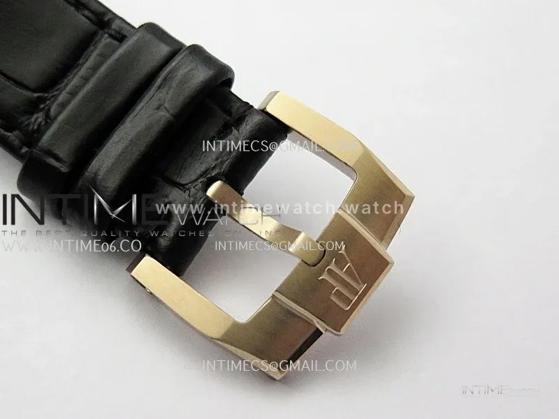 Code 11.59 26600OR RG APPF Best Edition Black Skeleton Dial On Black Leather Strap Asian Tourbillon