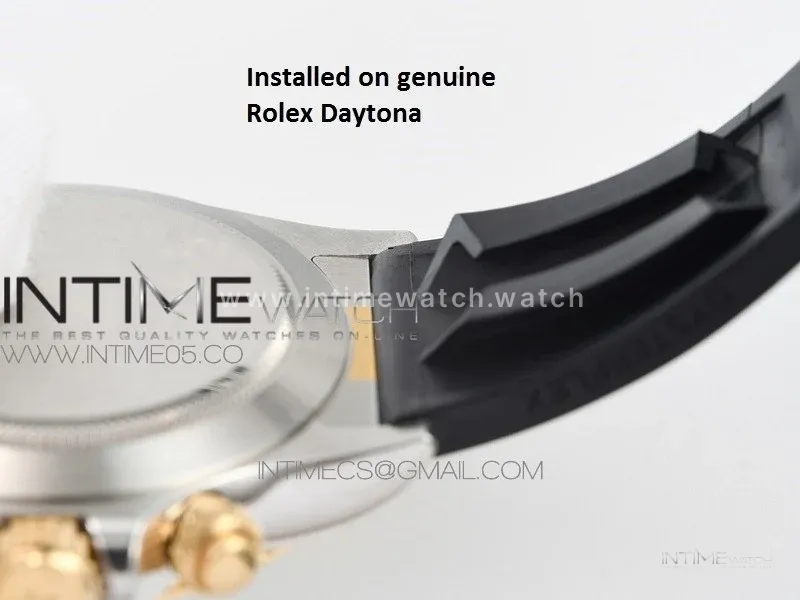 904L Stainless Steel Endlinks for Genuine Daytona fits Rubber Strap