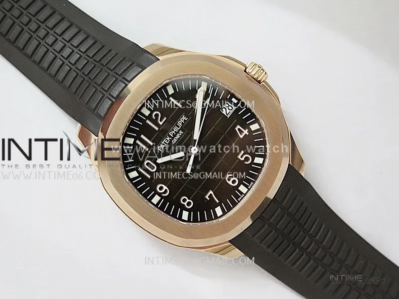 Aquanaut 5167R Gain Weight RG WSF 1:1 Best Edition Brown Dial On Brown Rubber Strap Super Clone DD330