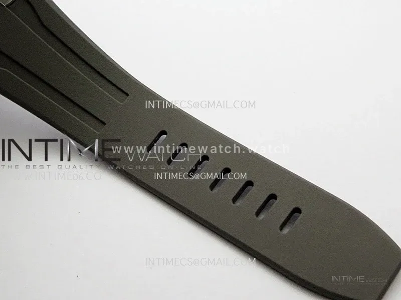 Royal Oak Offshore 43mm 26420 Ceramic Bezel SS DDF 1:1 Gray Dial On Gray Rubber Strap DD4401 Super Clone