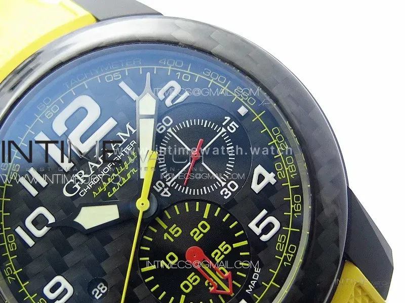 Chronofighter Superlight JKF 1:1 Best Edition on Yellow Rubber Strap A7750