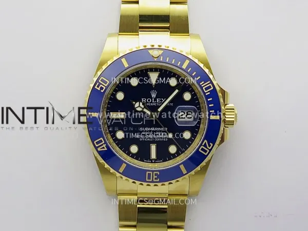 Submariner 126618 LB YG THBF 1:1 Best Edition Blue Dial On YG Bracelet SH3235