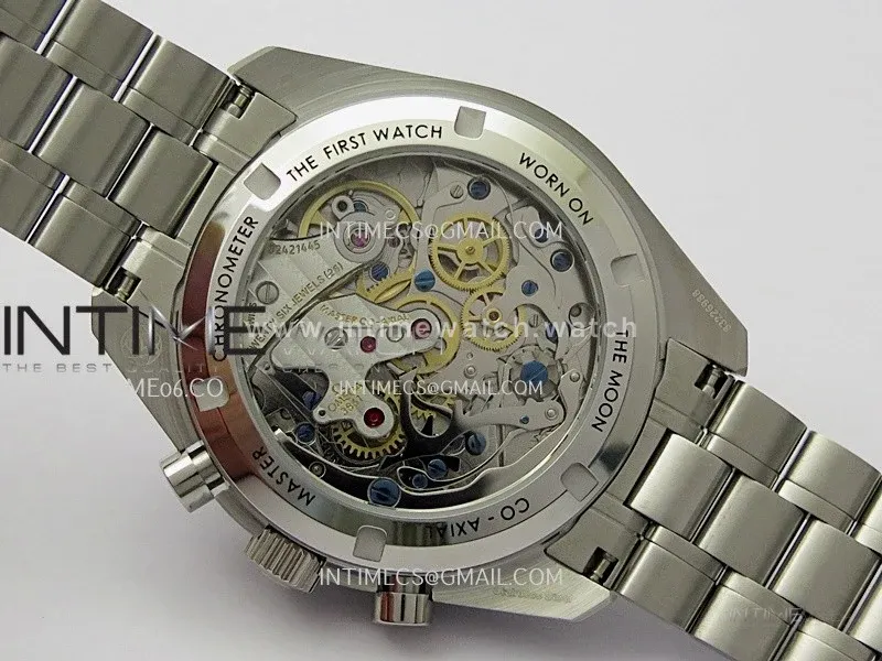 Speedmaster Professional SS N1F Best Edition Silver Dial On SS Bracelet Asian 3861
