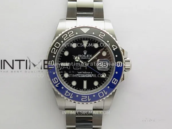 GMT-Master II 126710 BLNR Black/Blue Ceramic WF 1:1 Best Edition Black Dial On Oyster Bracelet DD3285 CHS