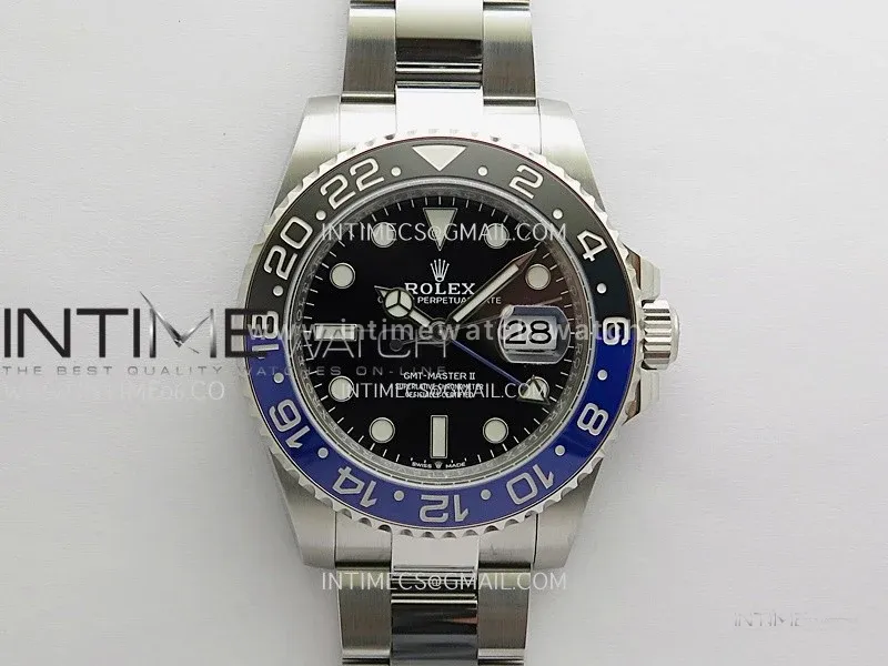 GMT-Master II 126710 BLNR Black/Blue Ceramic WF 1:1 Best Edition Black Dial On Oyster Bracelet DD3285 CHS