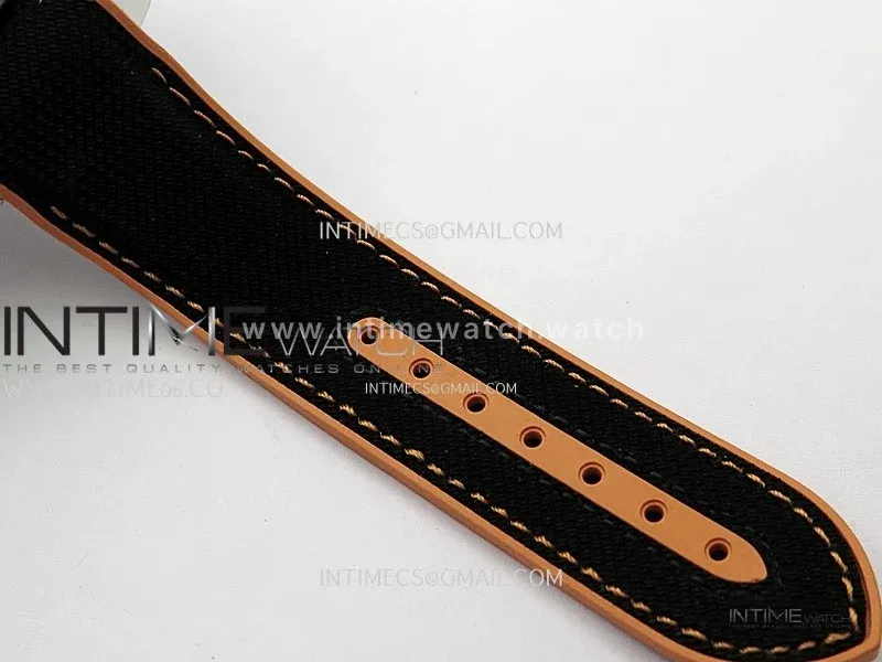 Planet Ocean Master Chronometer Black/Orange Ceramic Bezel SS SCF 1:1 Best Edition Black Dial on Black Rubber Strap A9900