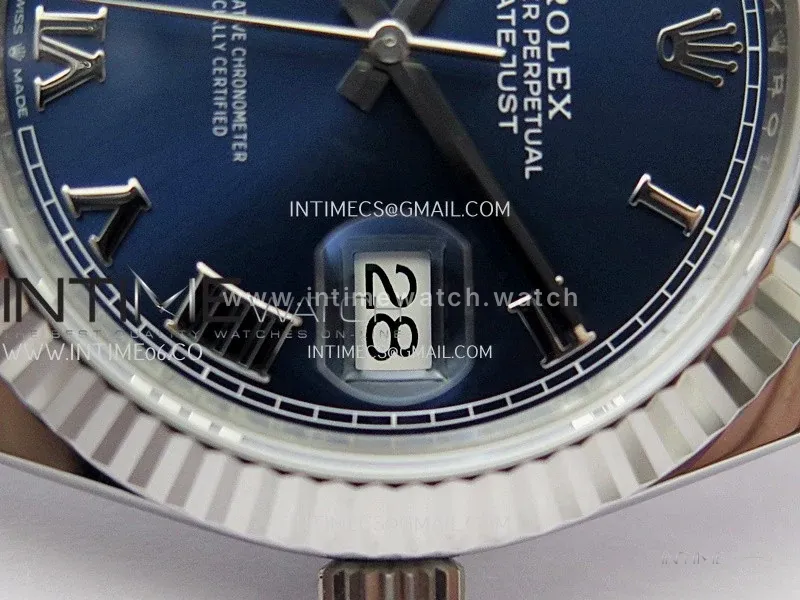 DateJust 41 126334 904L SS VSF 1:1 Best Edition Blue Dial on Jubilee Bracelet VS3235 V2 (133g)