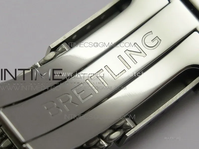 SuperOcean 42mm AB2010 SS GF 1:1 Best Edition Blue Dial Blue Ceramic Bezel on SS Bracelet A2824