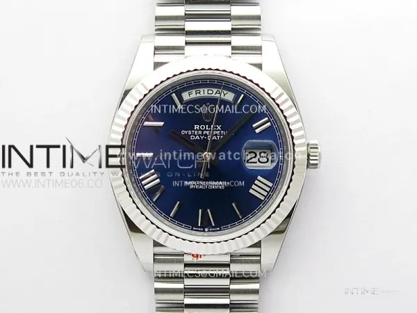 Day-Date 40 228236 Blue Dial in Platinum