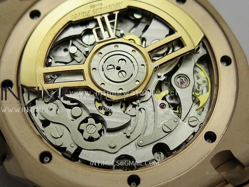 Royal Oak Chrono 26240 RG Gain Weight V2 DDF 1:1 Best Edition Blue Dial RG Bracelet Super Clone DD4401 (SW Dial)