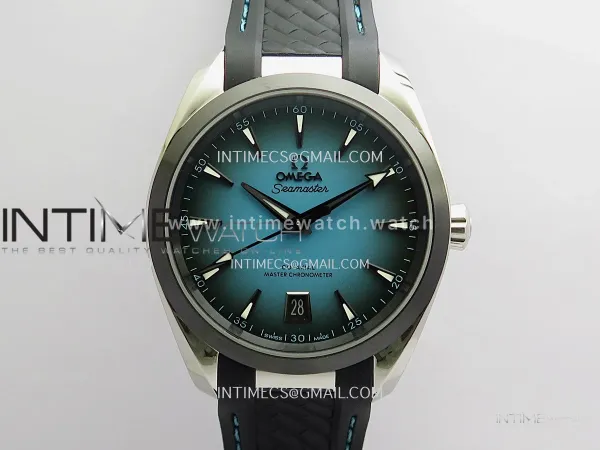 Aqua Terra 150M Master 38mm SS VSF 1:1 Best Edition Blue Ombre Dial On Rubber Strap Super Clone A8900