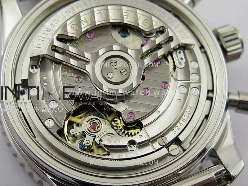 Navitimer B01 43mm SS B50 Best Edition Green Dial On SS Bracelet A7750