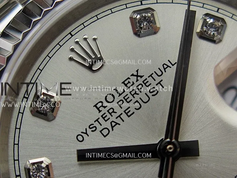 DateJust 126234 904L SS JDF 1:1 Best Edition Silver Dial Diamond Markers on Jubilee 904L SS Bracelet