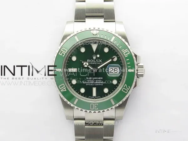 Submariner 116610 LV Green Ceramic 904L Steel VSF 1:1 Best Edition VS3135