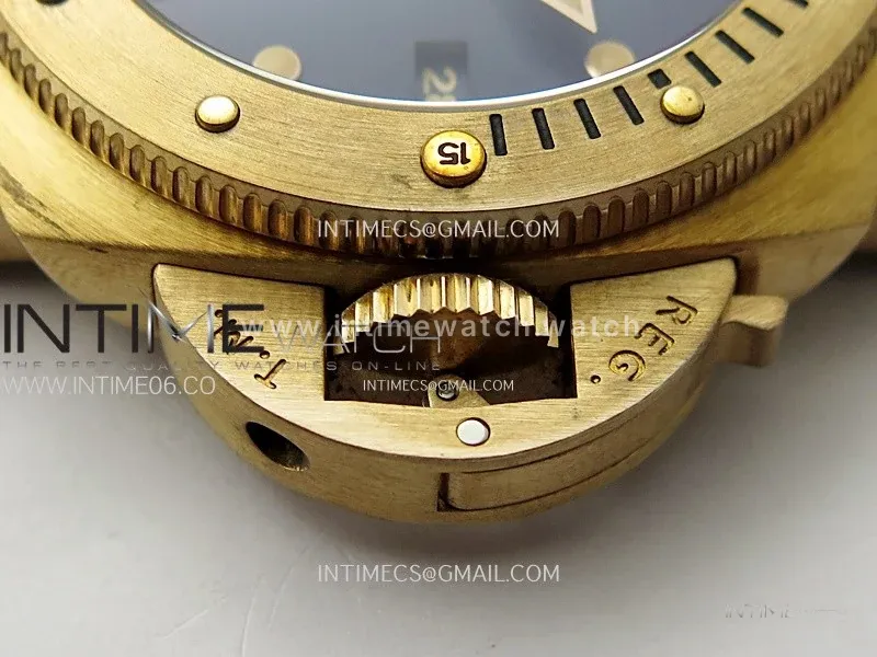 PAM1074 Submersible Bronzo Blu Abisso 42mm